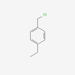 Chemical structure of 4-Ethylbenzyl Chloride