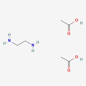 Chemical structure of Ethylenediamine diacetate