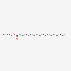 Chemical structure of Glycol monostearate