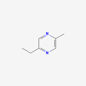 Chemical structure of 2-Ethyl-5-methylpyrazine