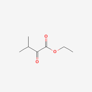 Chemical structure of Ethyl 3-methyl-2-oxobutyrate