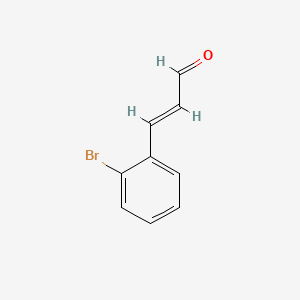 Chemical structure of (E)-2-Bromocinnamaldehyde