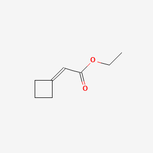 Chemical structure of ethyl 2-cyclobutylideneacetate