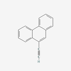 Chemical structure of 9-Ethynylphenanthrene