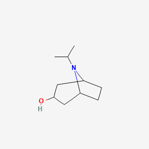 Chemical structure of Endo-8-Isopropyl-8-Azabicyclo[3.2.1]Octan-3-ol