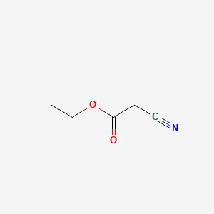 Chemical structure of Ethyl cyanoacrylate