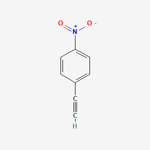 Chemical structure of 1-Ethynyl-4-nitrobenzene