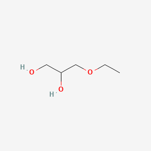 Chemical structure of 3-Ethoxy-1,2-propanediol