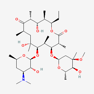 Chemical structure of Erythromycin B