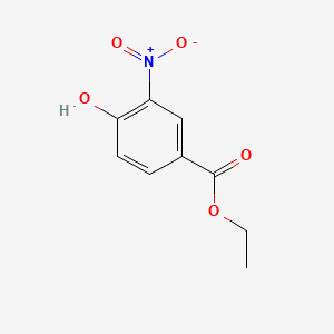 Chemical structure of Ethyl 4-hydroxy-3-nitrobenzoate