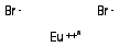 Chemical structure of Europium(II) bromide