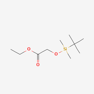 Chemical structure of Ethyl [(tert-Butyldimethylsilyl)oxy]acetate