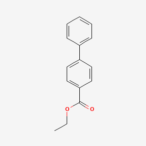 Chemical structure of Biphenyl-4-carboxylic Acid Ethyl Ester