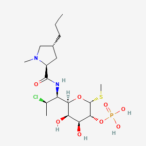 Chemical structure of 7-Epiclindamycin 2-Phosphate