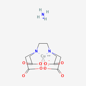 Chemical structure of Ethylenediaminetetraacetic acid diammonium copper salt solution