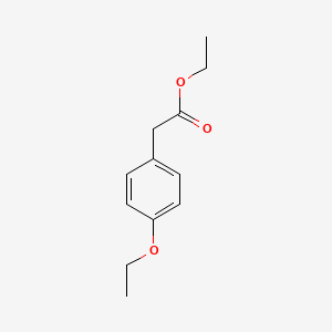 Chemical structure of Ethyl 4-ethoxyphenylacetate