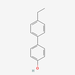 Chemical structure of 4′-Ethyl-biphenyl-4-ol