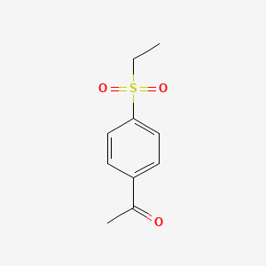 Chemical structure of 4′-(Ethylsulphonyl)acetophenone