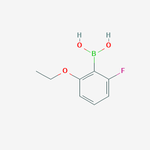 Chemical structure of 2-Ethoxy-6-fluorophenylboronic acid