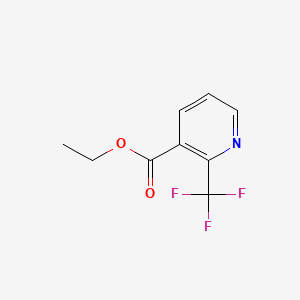 Chemical structure of Ethyl 2-(trifluoromethyl)nicotinate