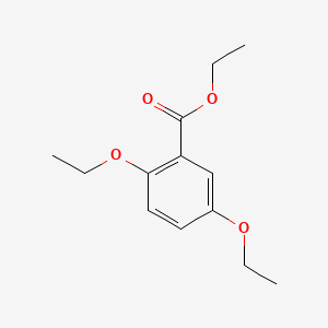 Chemical structure of Ethyl-2,5-diethoxybenzoate