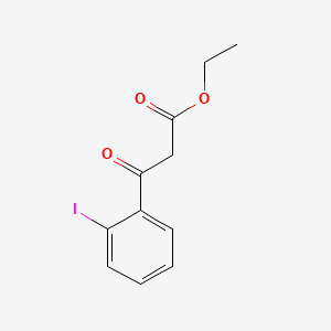 Chemical structure of Ethyl (2-iodobenzoyl)acetate