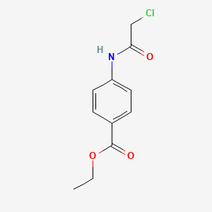 Chemical structure of Ethyl 4-(2-chloroacetamido)benzoate
