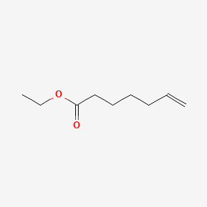 Chemical structure of Ethyl 6-heptenoate