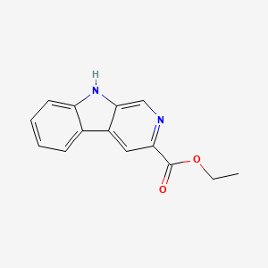 Chemical structure of Ethyl β-carboline-3-carboxylate (β-CCE)