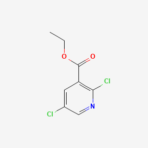 Chemical structure of Ethyl 2,5-dichloronicotinate