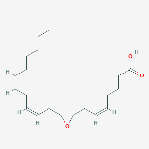 Chemical structure of (±)8,9-Epoxyeicosa-5Z,11Z,14Z-trienoic acid