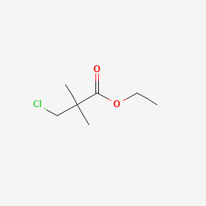 Chemical structure of Ethyl 3-chloro-2,2-dimethylpropanoate