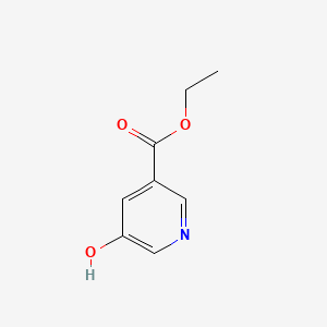 Chemical structure of Ethyl 5-hydroxynicotinate