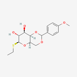 Chemical structure of Ethyl 4,6-(4-Methoxybenzylidene)-β-D-thiogalactopyranoside