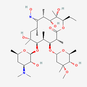 Chemical structure of Erythromycin Oxime