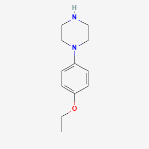 Chemical structure of 1-(4-Ethoxyphenyl)piperazine
