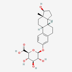 Chemical structure of 17β-Estradiol 3-β-D-Glucuronide