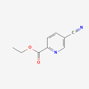 Chemical structure of Ethyl 5-cyano-2-pyridinecarboxylate