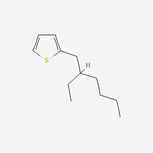 Chemical structure of 2-(2-Ethylhexyl)thiophene