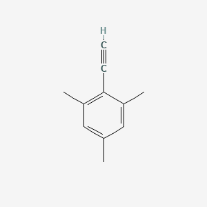 Chemical structure of 2-Ethynyl-1,3,5-trimethylbenzene