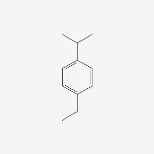 Chemical structure of 1-Ethyl-4-isopropylbenzene