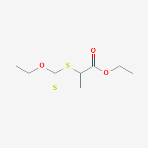Chemical structure of Ethyl 2-[(Ethoxycarbonothioyl)thio]propionate