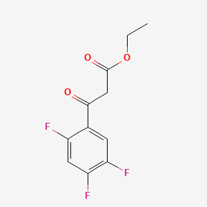Chemical structure of Ethyl (2,4,5-Trifluorobenzoyl)acetate