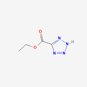 Chemical structure of Ethyl 1H-Tetrazole-5-carboxylate