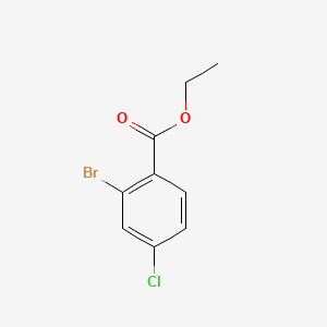 Chemical structure of Ethyl 2-bromo-4-chlorobenzoate