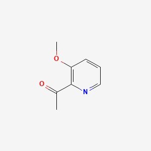 Chemical structure of 1-(3-Methoxypyridin-2-yl)ethanone