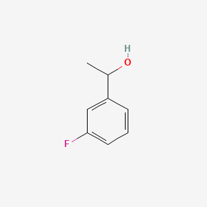 Chemical structure of 1-(3-Fluorophenyl)ethanol