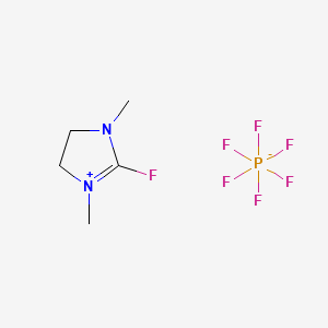 Chemical structure of 2-Fluoro-1,3-dimethylimidazolidinium hexafluorophosphate