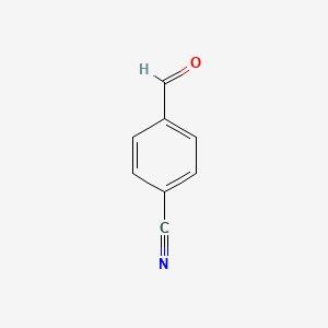 Chemical structure of 4-Cyanobenzaldehyde