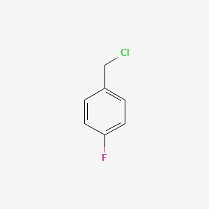 Chemical structure of 4-Fluorobenzyl chloride